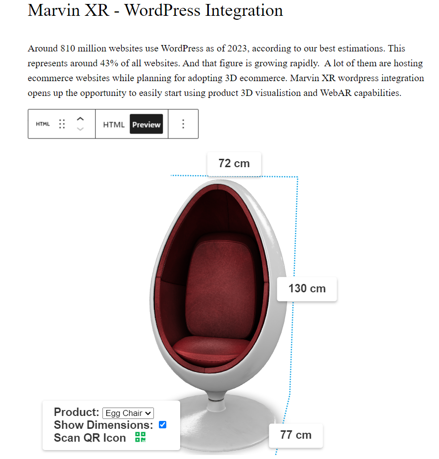 Scale online furniture sales with WebAR