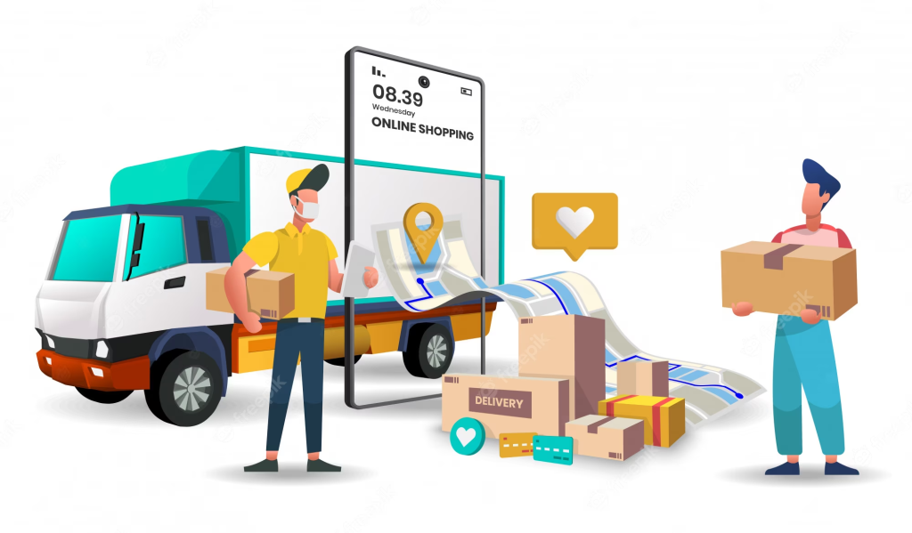 Major online sellers are delivering products at doorstep