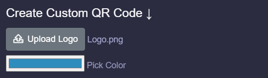 Change QR background color